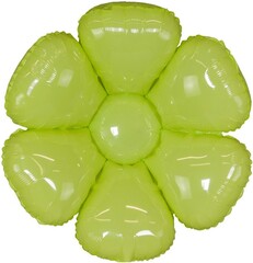 Шар К Фигура, Цветок, Ромашка, Зеленый, 28''/71 см, 1 шт. (под воздух)