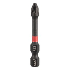 Бита PZ2 х50мм Impact(ударная) S2 1шт SGS 6350-PZ2-IB