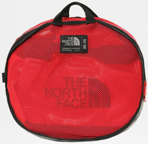 Картинка баул The North Face base camp duffel m Red-Black - 5