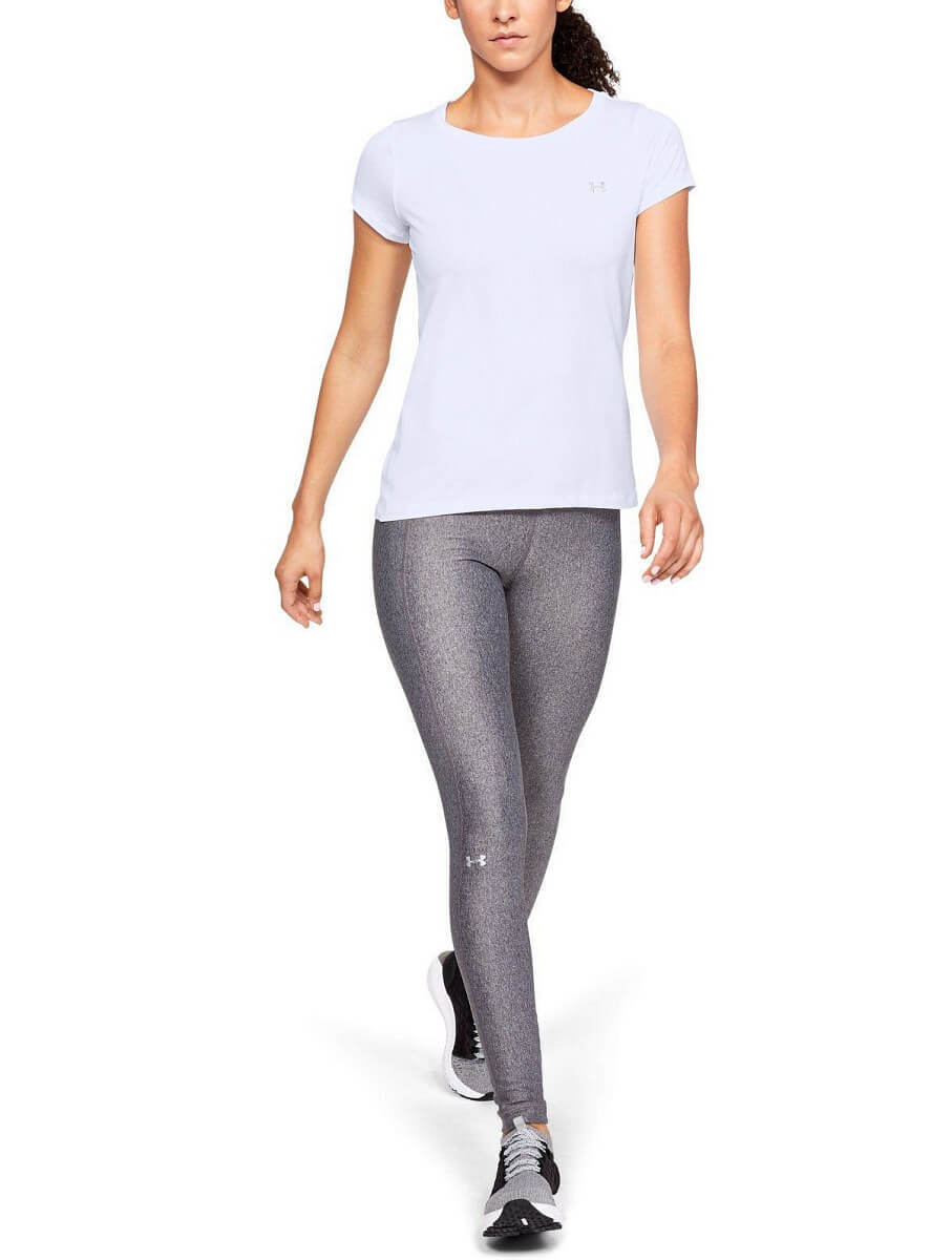 Женская спортивная футболка Under Armour UA HG Armour SS белая - 3