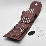 Lykke Набор съемных спиц Flight Mini 12 см 5 пар Maroon
