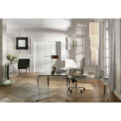 Стол письменный Lorenco Corner Chrome