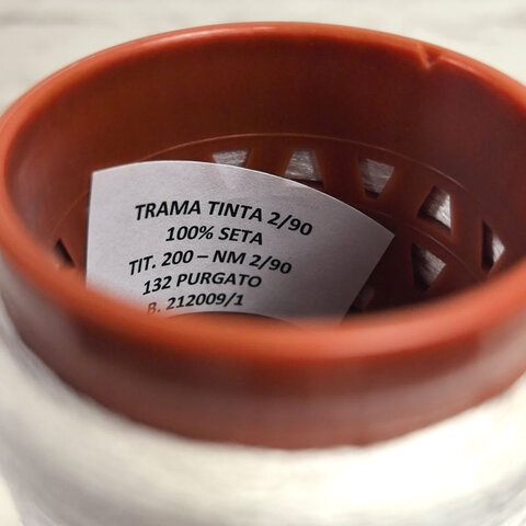 Шелк малберри TRAMA 4500 белый молочный