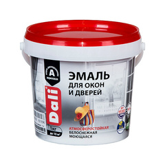 ЭМАЛЬ АКРИЛОВАЯ В/Д "DALI" ДЛЯ ОКОН И ДВЕРЕЙ 1 КГ (6) "РОГНЕДА", 24507