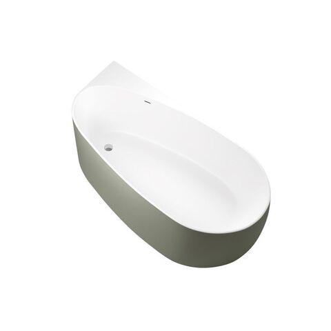 Allen Brau Priority 2.31002.21/CGM Акриловая ванна, 170x80, цвет: белый, зелёный
