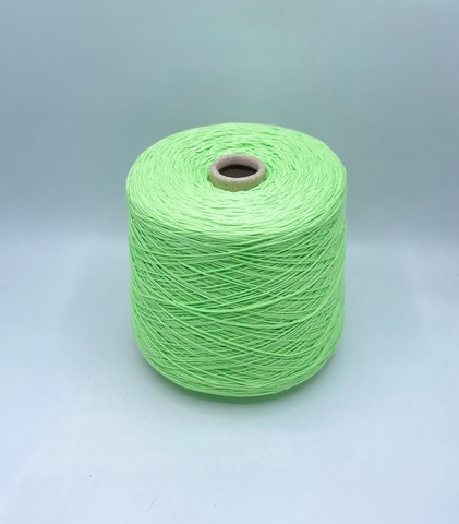 Бобинная пряжа (пр.Италия), art.Cotone, 350м/100 гр. 100%Хлопок, цвет-Светло-зеленый , арт.34860