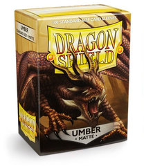 Dragon Shield - Темно-коричневые матовые протекторы 100 штук
