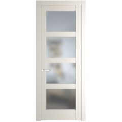 Межкомнатная дверь эмаль Profil Doors 4.4.2PD перламутр белый остеклённая