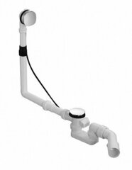 Duravit 790293000000000 Слив-перелив, вид-для ванны, тип-полуавтоматический, диаметр слива, мм-52, накладки-есть, материал-пластик, цвет-хром фото