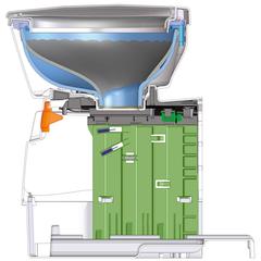 Купить туалет кассетный с емкостью Dometic CTW 4110 от производителя, недорого с доставкой.