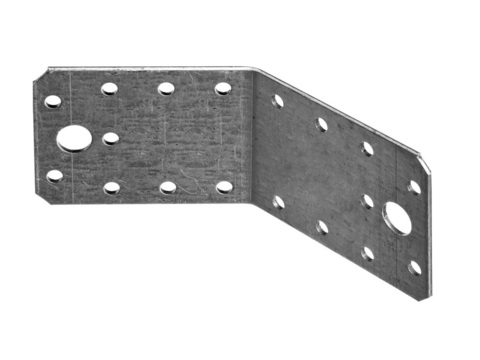 ЗУБР УК-135-2.0, 55 x 70 x 70 x 2 мм, 135 град, цинк, крепежный уголок (310136-55-070) (20штук)