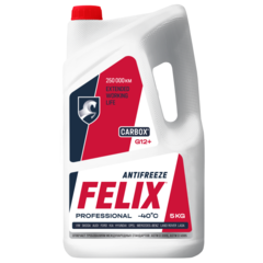 Антифриз готовый Felix Carbox-40 G12 красный (5кг)