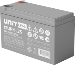 Аккумулятор UNIT 12UPHL25 - AGM ( 12В / Ач )