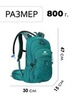 Картинка рюкзак туристический Nevo Rhino 9119-NW pure lake green - 2