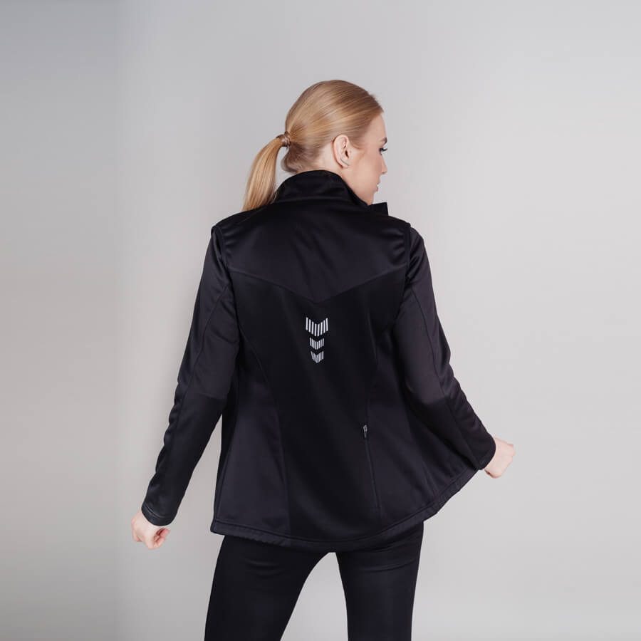 Женский лыжный жилет Nordski Base black-red - 2