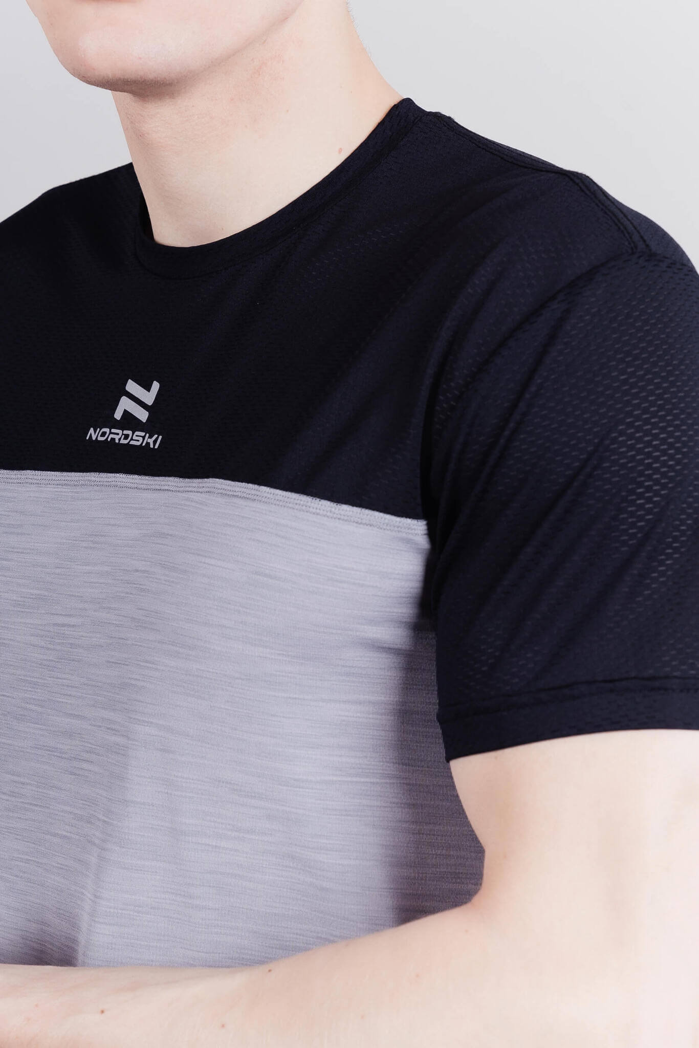 Мужской комплект для бега Nordski Pro Energy grey-black-shark - 6