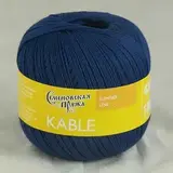 Пряжа Семеновская Kable (Кабле) 194029 синий