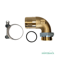 Фитинг всасывающий "GOLD" 1 1/2"X T.50 (60-63) угловой 90° 15510000592
