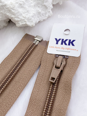 Молния YKK витая разъемная плоская тип 5, бежевый 810