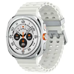 Умные часы Samsung Galaxy Watch Ultra (2025) 47mm LTE, ремешок Marine, Titanium White (Белый титан) SM-L705