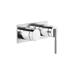 Gessi Ingranaggio 63579#031 Встраиваемый однорычажный смеситель на 2 выхода с перекл. (внешние части), цвет: хром фото