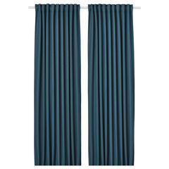 Комплект штор IKEA ANNAKAJSA (АННАКАЙСА), Синий, 145х250 см, 2 шт