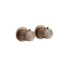 Gessi 316 Bath 54236#708 Внешние части для термостатического смесителя на 3 позиции, Copper Brushed PVD