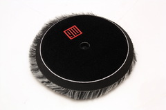 GlossWork Black&White Wool Pad Черно-белый меховой полировальный круг 125мм