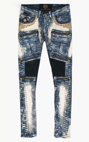 The Saints Sinphony | Джинсы мужские 7 POCKET MOTO TSG361 перед