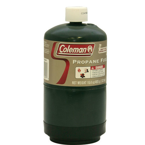 Картридж газовый Coleman Propane Fuel, 100% пропан, резьбового типа, 0,465 л.