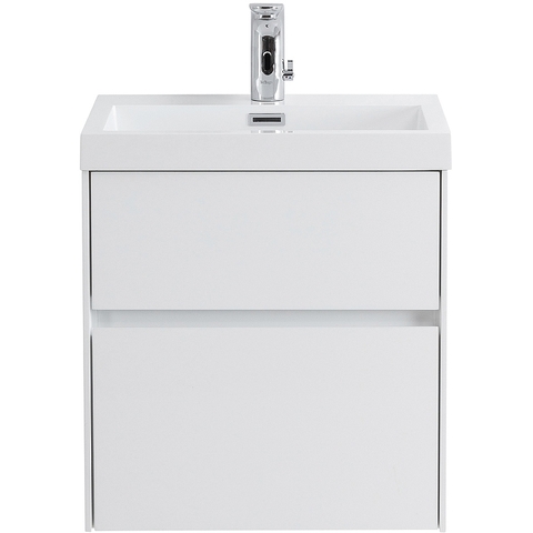 BelBagno Pietra Mini PIETRA MINI-500AS-2C-SO-BL Тумба под раковину подвесная, 49.4x39.5, цвет: белый