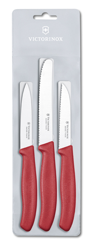 Набор Victorinox кухонный, 3 предмета, Red (5.1111.3)