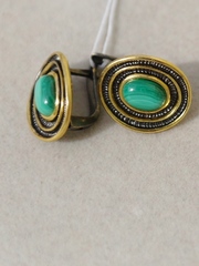 Бавро  (серьги из серебра)