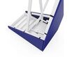 Мобильная складная баскетбольная стойка, клубная STAND72G PRO (щит 72" (180х105 см) закаленное стекло 12мм.)