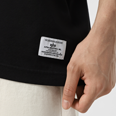 Футболка Alpha Industries Essential Relaxed Tee Black (Черный)