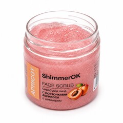 Floresan SHIMMEROK Скраб для лица С КОСТОЧКАМИ АБРИКОСА с шиммером 150мл (Ф-831)