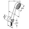 Kludi Zenta 6065005-00 Душевой набор, цвет: хром