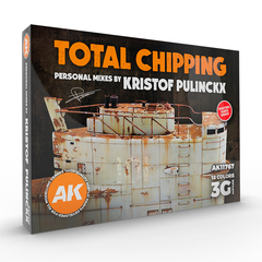 Набор красок AK interactive Signature Set - Kristof Pulinckx - Total Chipping set