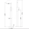 Abber Wasserfall AF8640MRG Смеситель напольный для раковины, цвет: золото