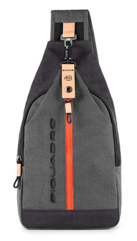 Сумка Piquadro Blade CA4536BL/GR серый натур.кожа/ткань
