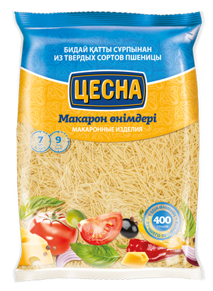 Макароны ЦЕСНА GOLD Паутинка 400гр