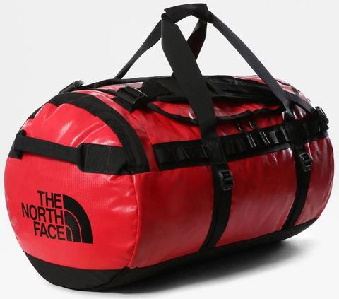 Картинка баул The North Face base camp duffel m Red-Black - 1