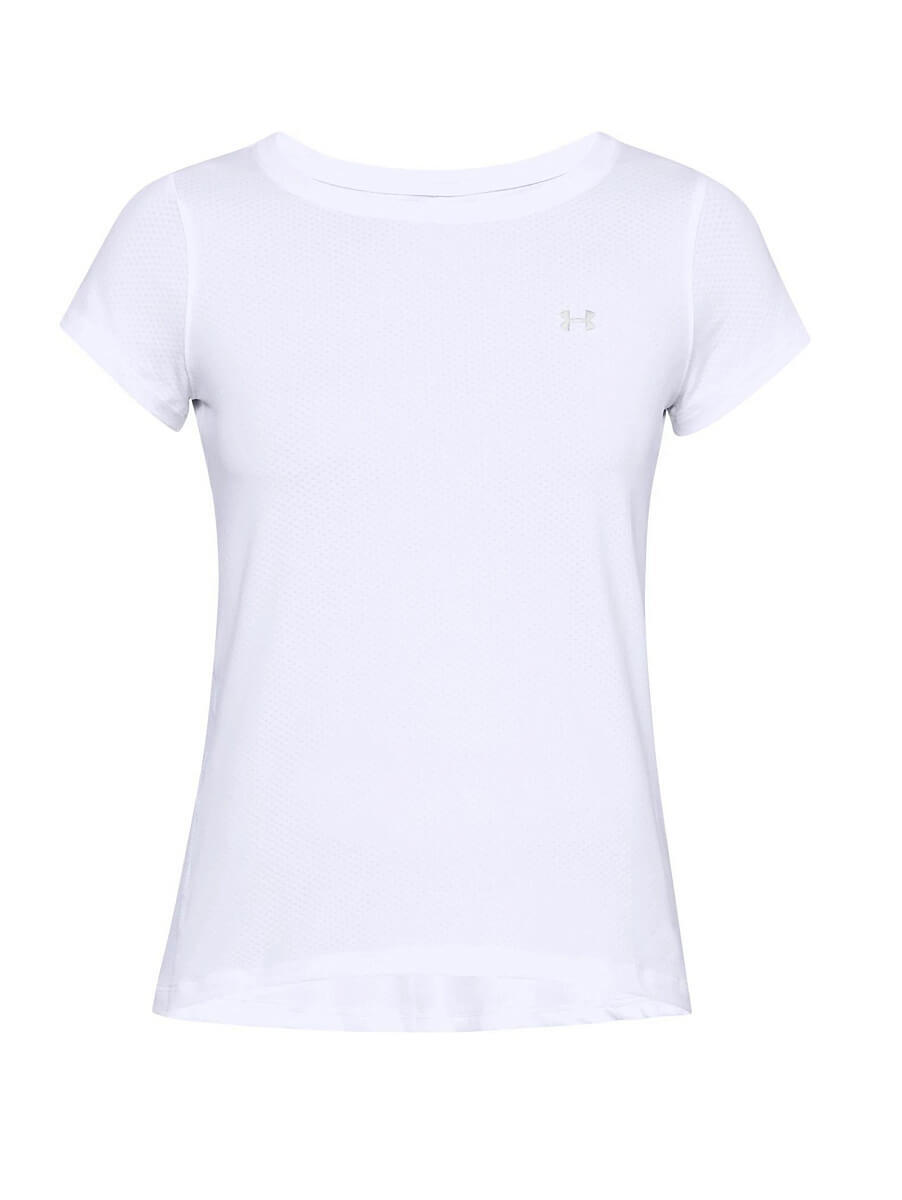 Женская спортивная футболка Under Armour UA HG Armour SS белая - 4