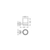GROHE Essentials Cube 40755001 Стакан