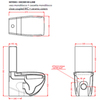 ArtCeram Hi-Line HIV003 01 00BI Унитаз моноблок, цвет: белый