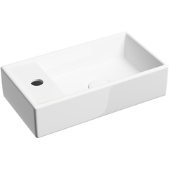 Ceramica Nova Element CN6051R Умывальник подвесной прямоугольный (чаша справа, отверстие под смеситель слева), 41.7x21.7, цвет: белый фото
