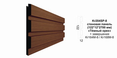 Декоративная панель Kr204SP-8/2.7