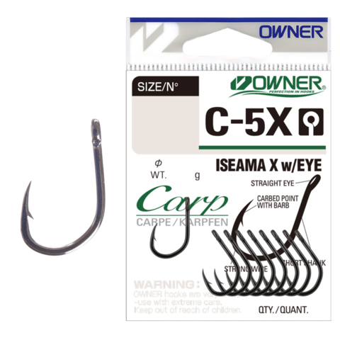 53269 № 06 Крючки OWNER С-5X Iseama X With Eye | продажа от 5 уп.