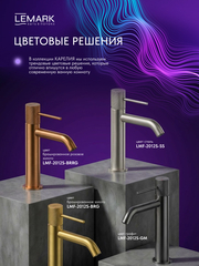 Смеситель для умывальника Lemark LMF-2012S-BRG 