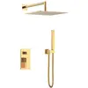 Boheme Venturo 421-G Верхний душ латунь Gold 30*30cm